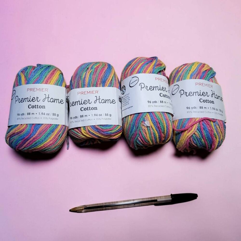 Premier Yarns Home Pastel Rainbow Cotton Yarn Bundle